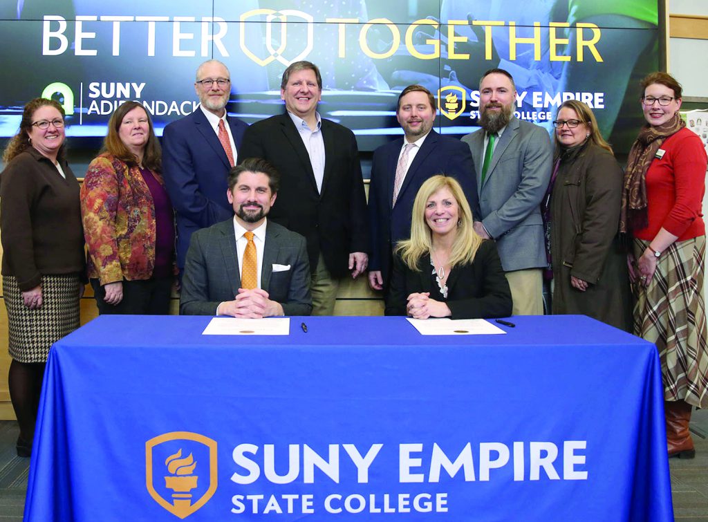 SUNY Empire State And SUNY Adirondack Agree To JointAdmission Pact In